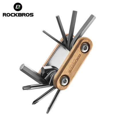ROCKBROS Portable 8 in 1 Bicycle Repair Tool Bike Bicycle Screwdriver Repair Cycling Tool Mountain Bike Wrench Multi Tools