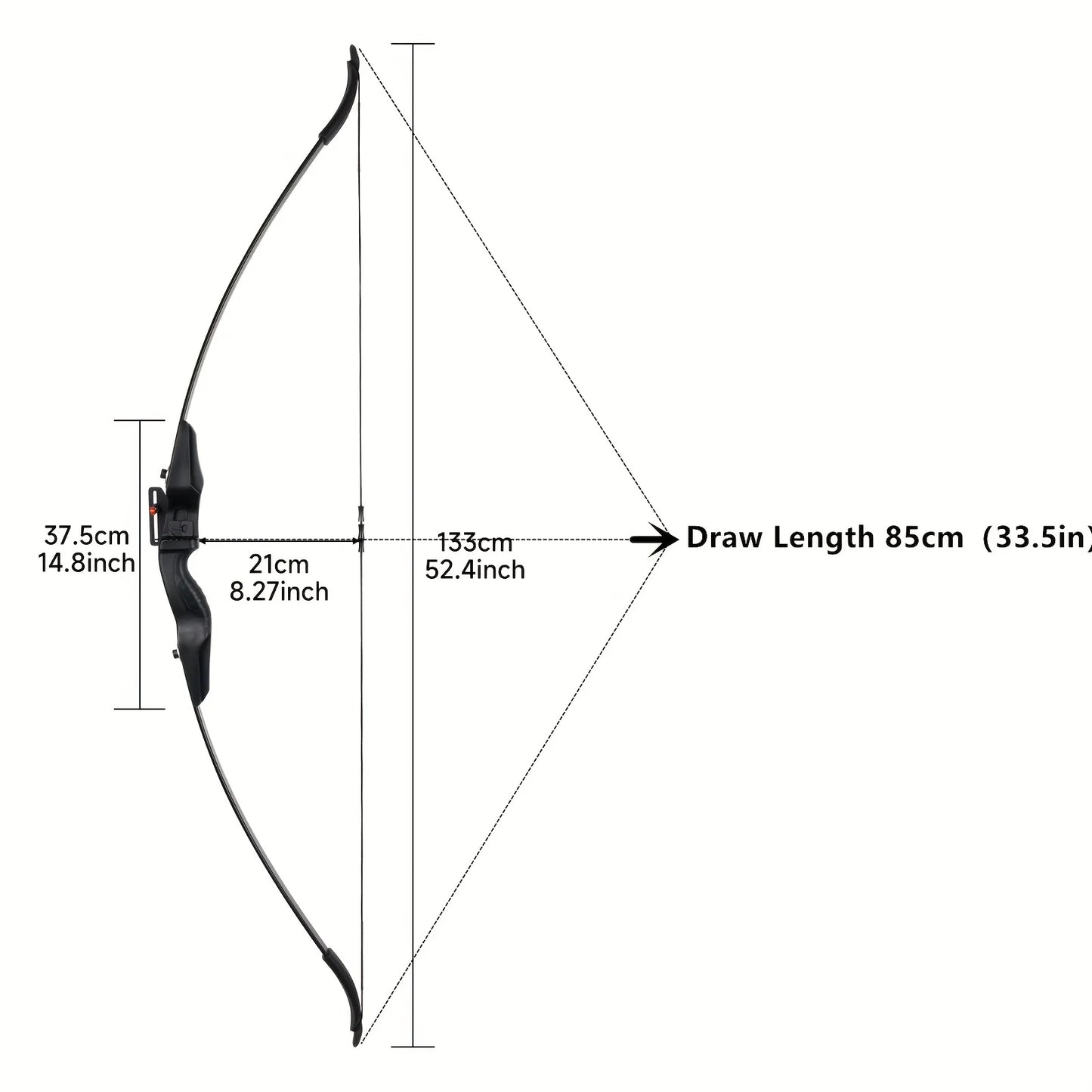30lbs Recurve Archery Bow Set for Adults/Teenagers