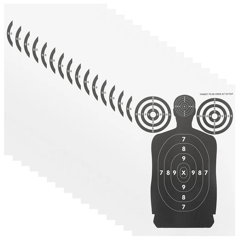 5/10/20pcs Human Body Shape Targets