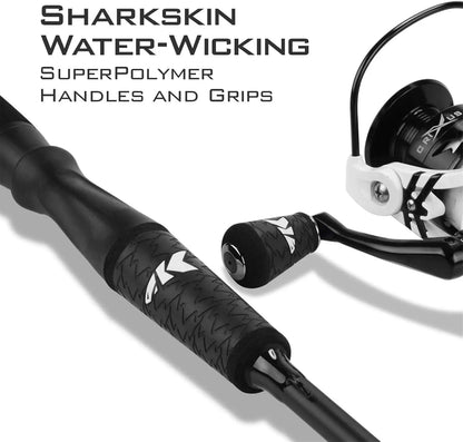 High Performance Fishing Rod/Reel Combo, IM6 Graphite 2-Piece