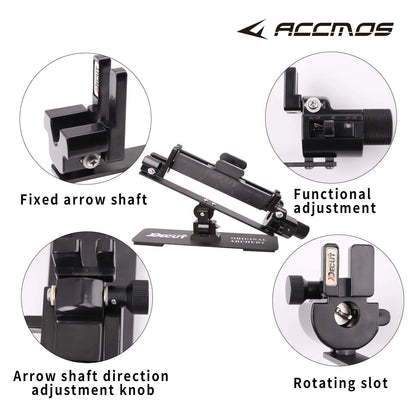 Die-cut Fletching Jig 90°/120° Adjustable Stick Bonding Vanes Tool