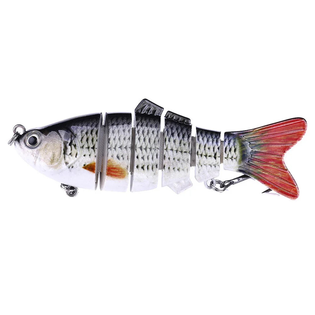 5pcs Bionic Lures random color Realistic fish shape.