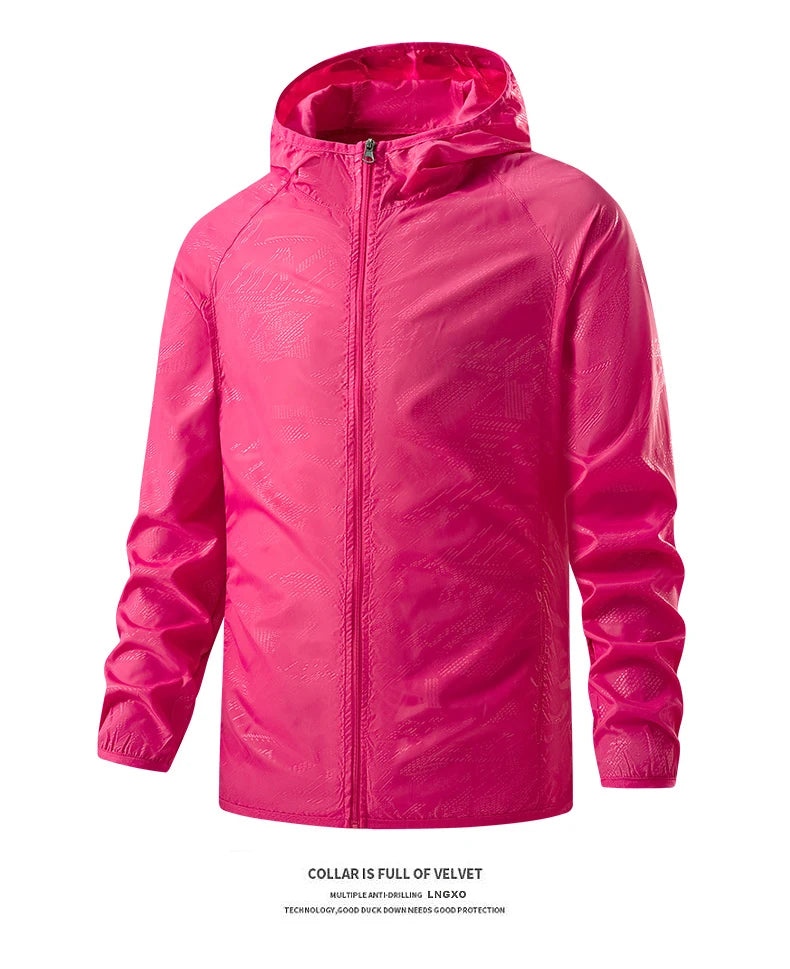 Men/Women Waterproof Hiking Jackets Sun Protection