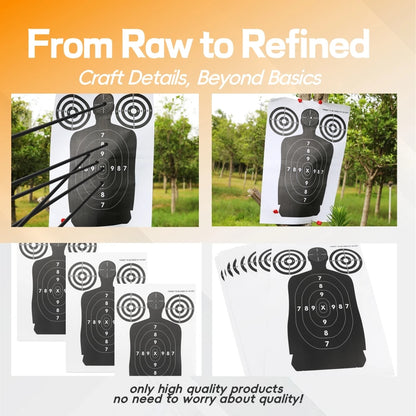 5/10/20pcs Human Body Shape Targets