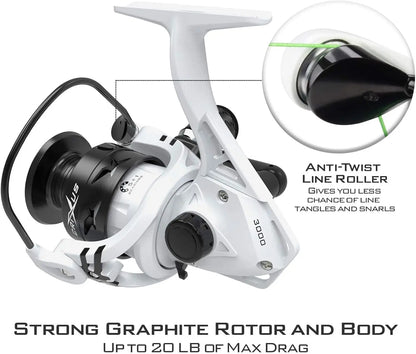 High Performance Fishing Rod/Reel Combo, IM6 Graphite 2-Piece