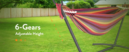 600lb Capacity Stylish Hammock Bed with Storage Bag