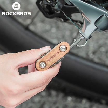 ROCKBROS Portable 8 in 1 Bicycle Repair Tool Bike Bicycle Screwdriver Repair Cycling Tool Mountain Bike Wrench Multi Tools