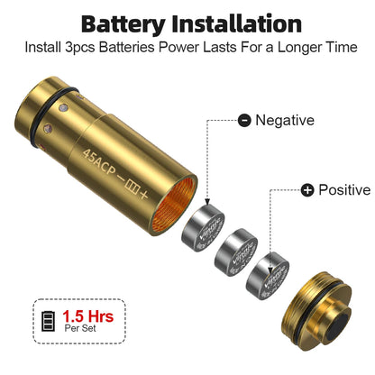 45ACP Red Dot Laser Training Dry Fire Bullet