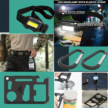 Ultimate Survival Gear Kit, 20-in-1 Emergency Survival Equipment