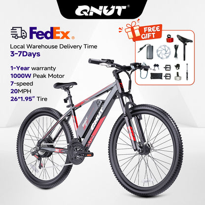 Mountain electric Bicycle 1000W 36V 10.4AH 26" Tire All-Terrain