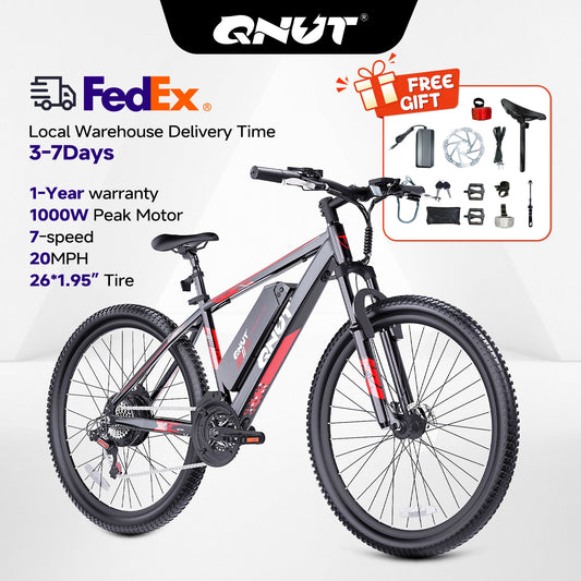 Mountain electric Bicycle 1000W 36V 10.4AH 26" Tire All-Terrain
