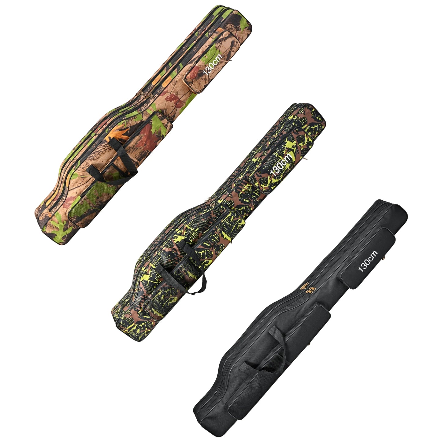 Fishing Pole Storage Bag Waterproof Oxford Fishing Reel Tackle Storage Bag Case Large Capacity for Men Travel Gift