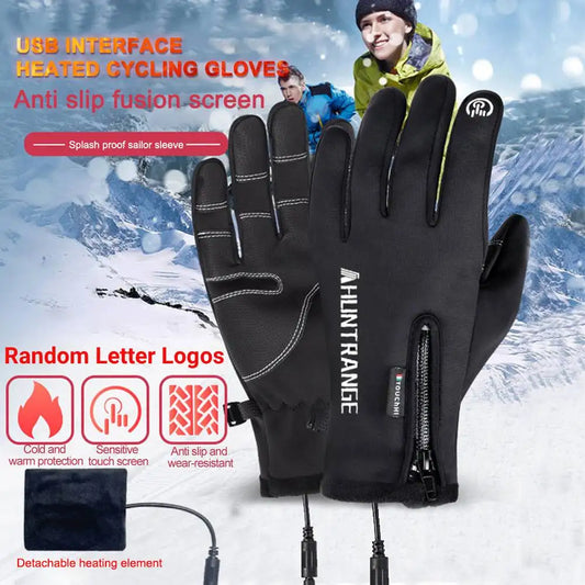 USB Touch Screen Warm Heated Gloves