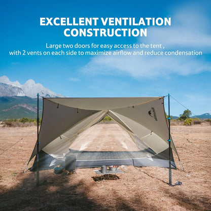 Naturehike Mongar UL Tent 2 Person 3 Season Camping Tent
