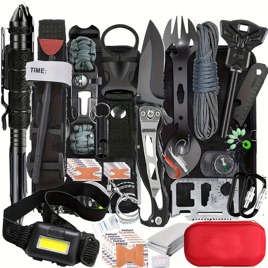 Ultimate Survival Gear Kit, 20-in-1 Emergency Survival Equipment