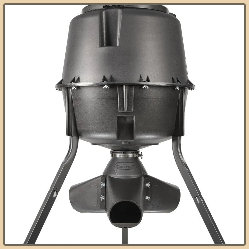 Gravity Feeder Tripod Protein Pellet Ready for Game Management