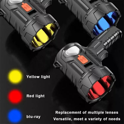 Solar/USB Rechargeable LED Spotlight 3000LM Bright