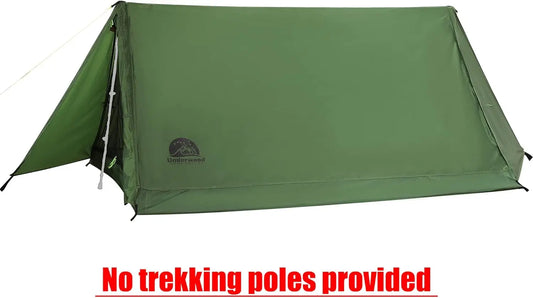 Ultralight 2-Person Trekking Pole Tent for Backpacking.