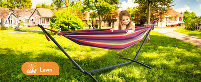 600lb Capacity Stylish Hammock Bed with Storage Bag