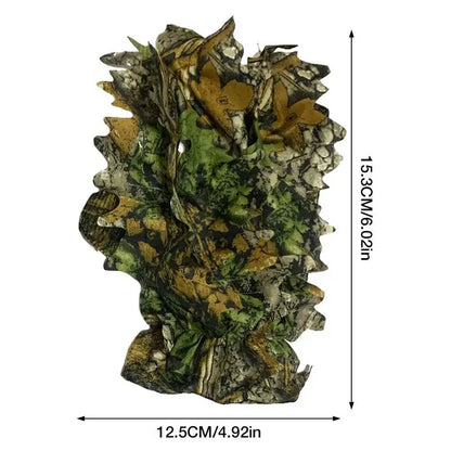 Hunting 3D Ghillie Gloves Leafy Camouflage Handwear