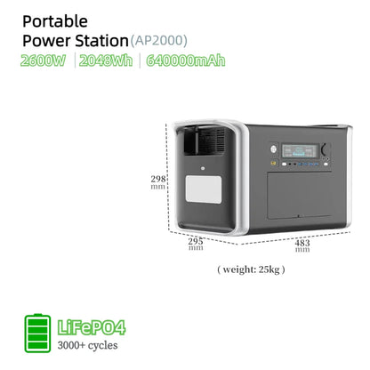 Outdoor Generators- 200W, 500W, 1000W, 1800W, 2400W, 2600W