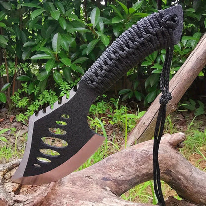 Portable Outdoor Jungle Camping Axe & Knife - Non-Slip Handle