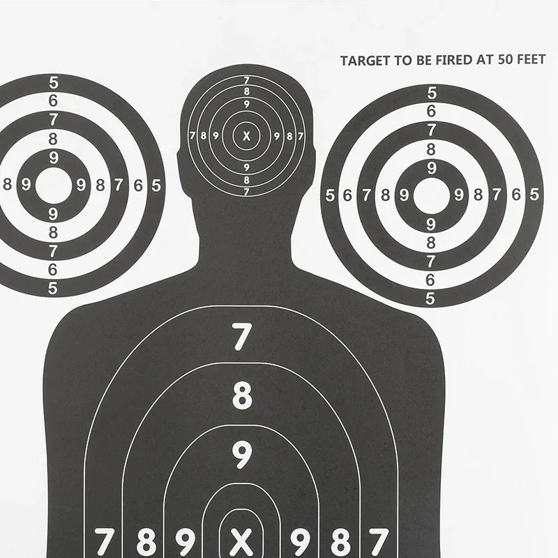 5/10/20pcs Human Body Shape Targets
