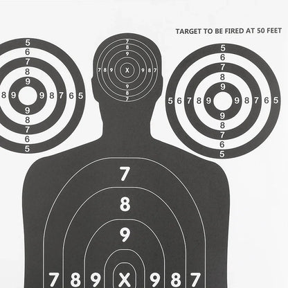 5/10/20pcs Human Body Shape Targets
