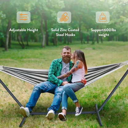 600lb Capacity Stylish Hammock Bed with Storage Bag