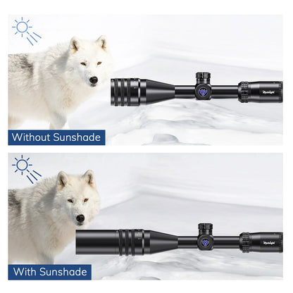 4-16x44 Riflescope Hunting Scopes Red Green Illuminated Sight