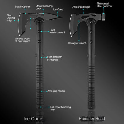 Camping Axe Multi-Function Raw Tools Outdoor Axes