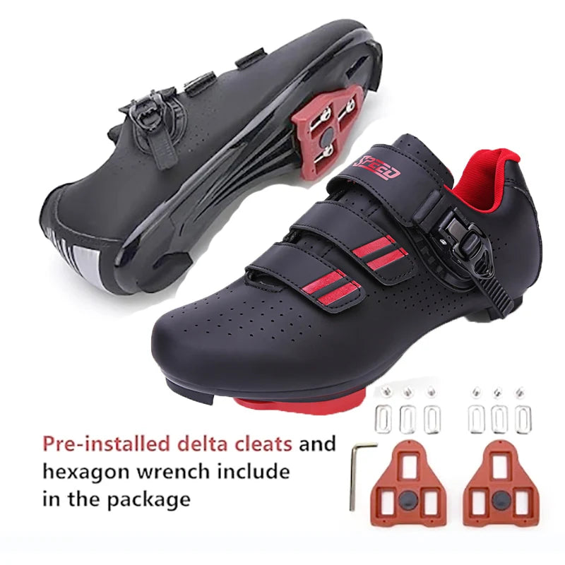Men's Cycling Shoes Peloton Compatible Indoor Bicycle Pedals