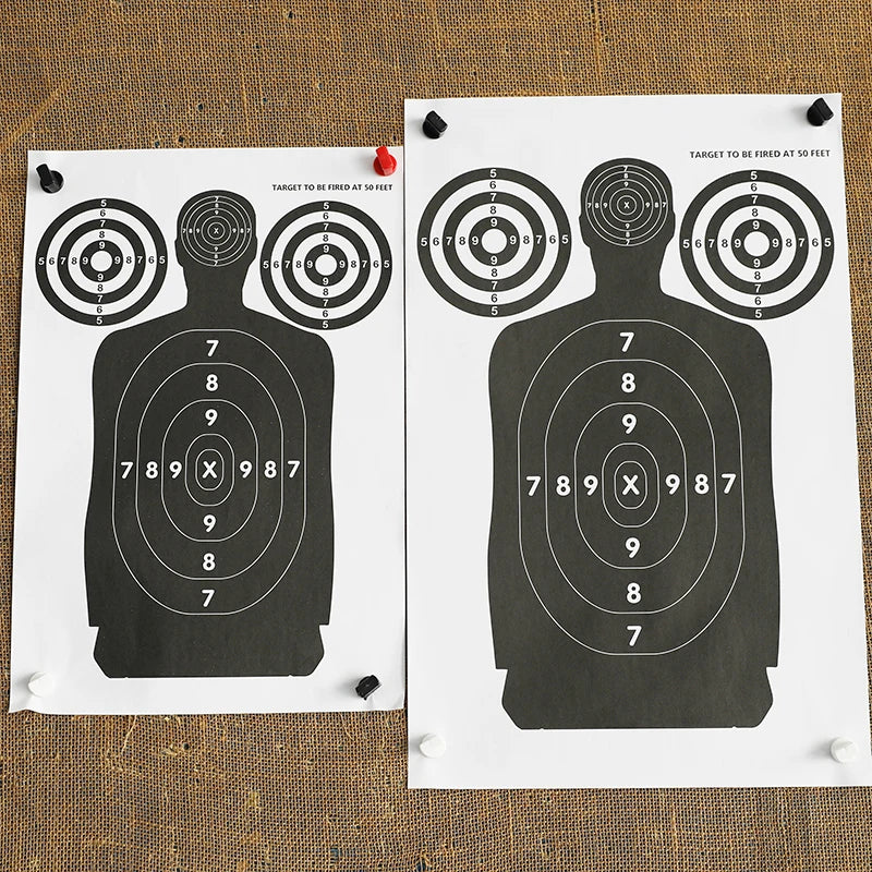 5/10/20pcs Human Body Shape Targets