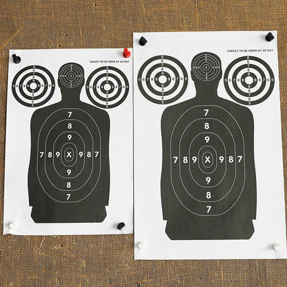 5/10/20pcs Human Body Shape Targets