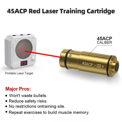 45ACP Red Dot Laser Training Dry Fire Bullet