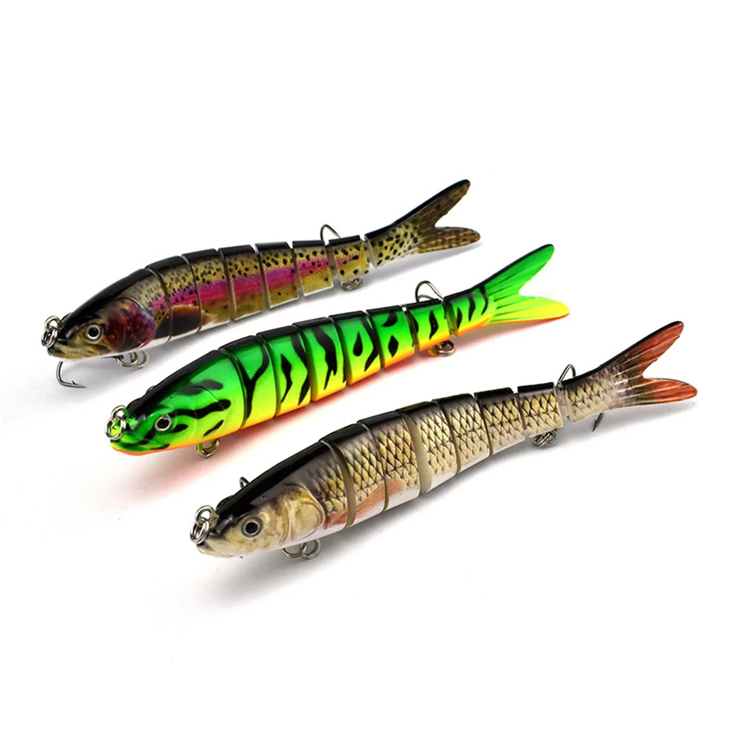8 Section Hard Lure Bait Set 3PCS Multi Joint