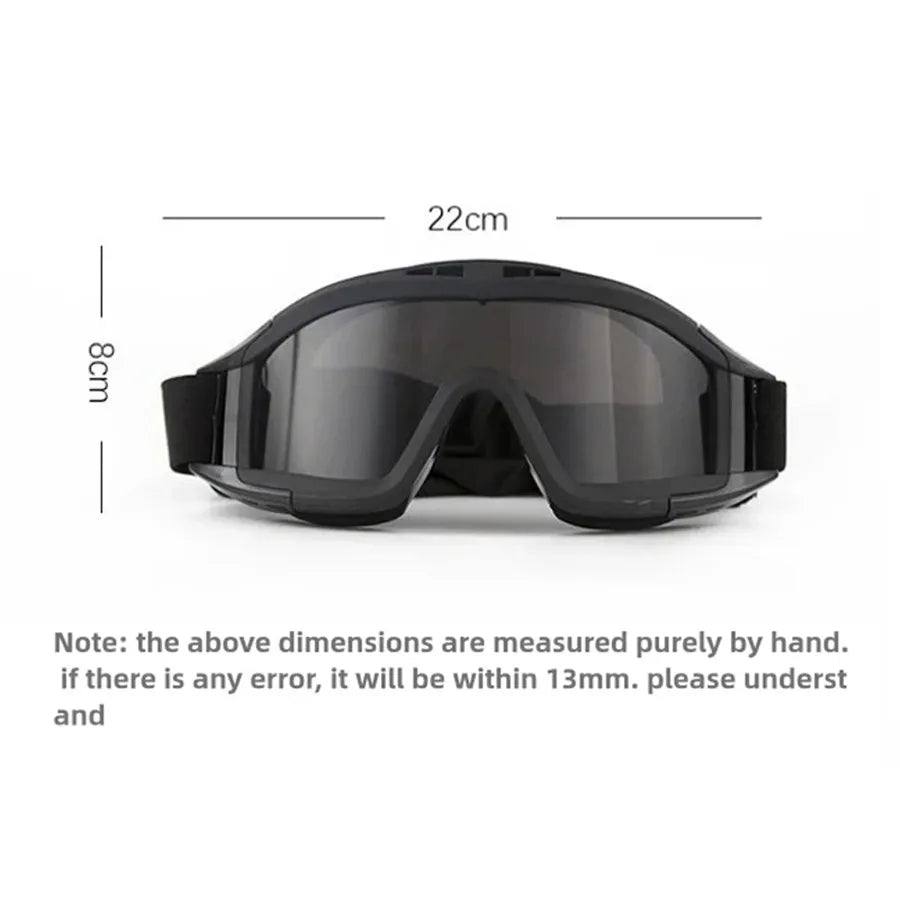 Explosion Proof Shooting Anti-Impact Hunting Goggles Glasses