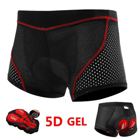 Men's Cycling Shorts Padded Gel Shockproof Breathable