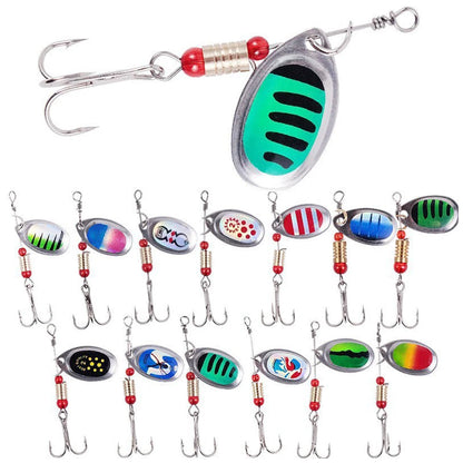 30pcs Spoon Spinner Fishing Lures for Freshwater/Saltwater