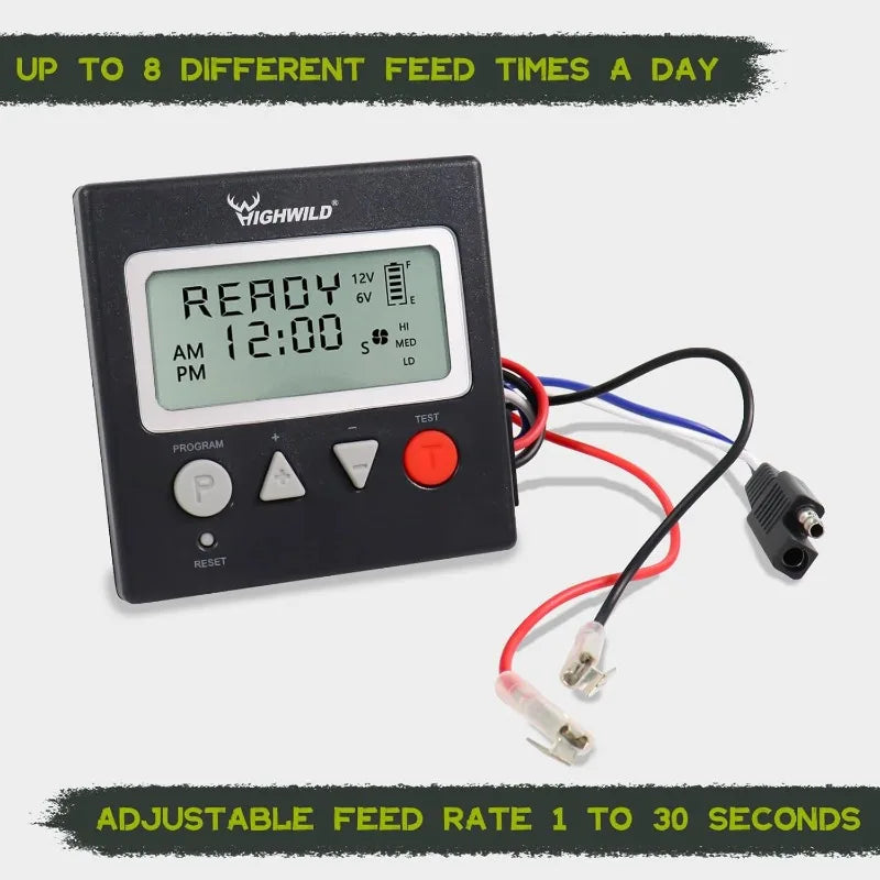 12-Volt Wildlife Feeder Digital Power Control Unit