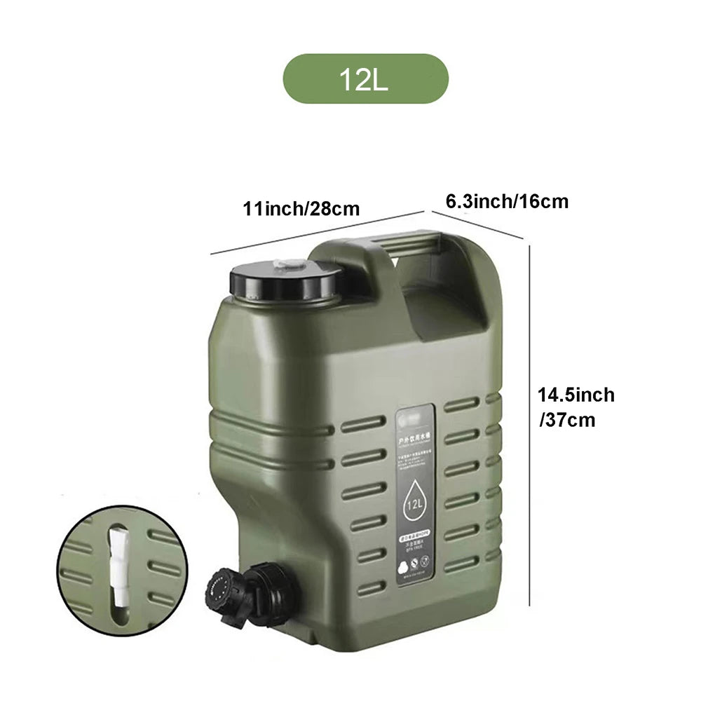 Desert Fox 10L/12L/18L/25L Large Green Water Tank
