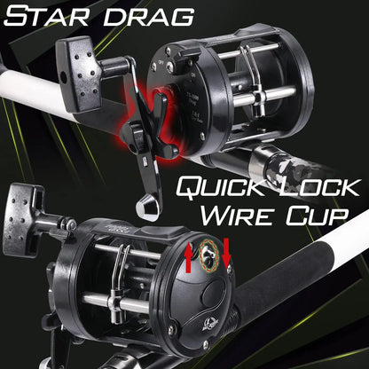 Medium Heavy Fishing Rod/Reel Combo for Freshwater Angling